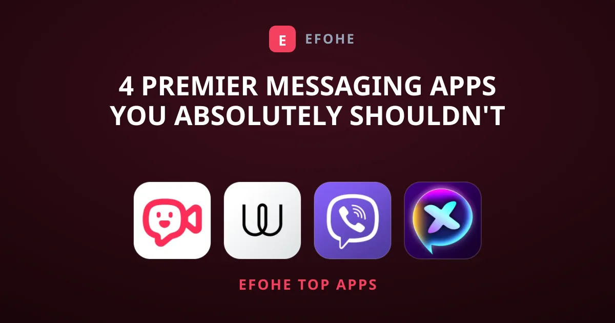 4 Premier Messaging Apps You Absolutely Shouldn't Miss